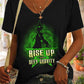 Rise Up And Defy Gravity Print T-Shirt