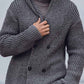 Men's Casual Solid Color Hooded Sweater Jacket