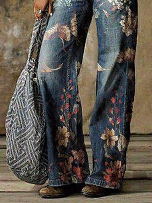 Women's Casual Loose Fashion Printed Pants