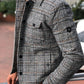 Men's Jacket Male 2021 Slim Casual Fashion Autumn Plaid Men's Outer Jacket