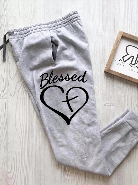 Women's Blessed Print Pants