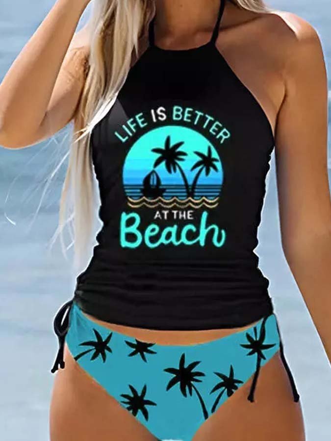 Resort Print Bikini Set