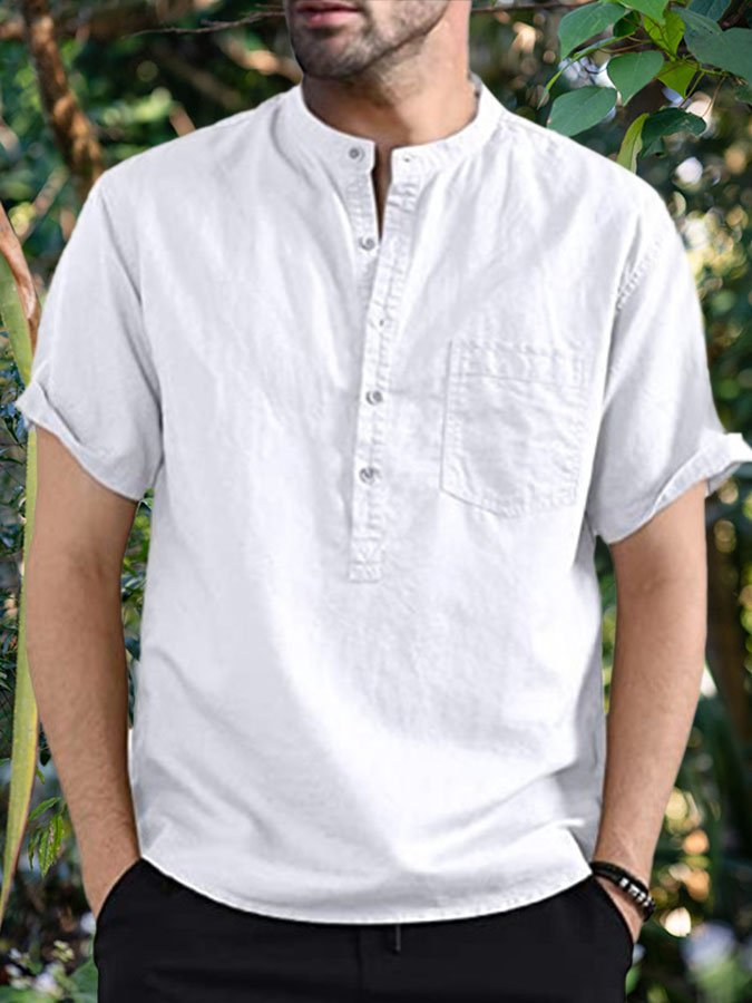 Solid Color Casual T-Shirt