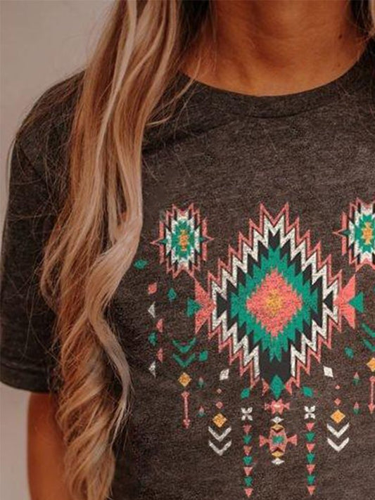 Western Print T-Shirt