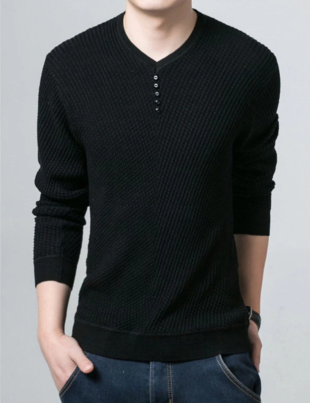 Thin V Neck Sweater
