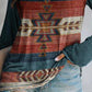 Ethnic Print V-Neck T-Shirt