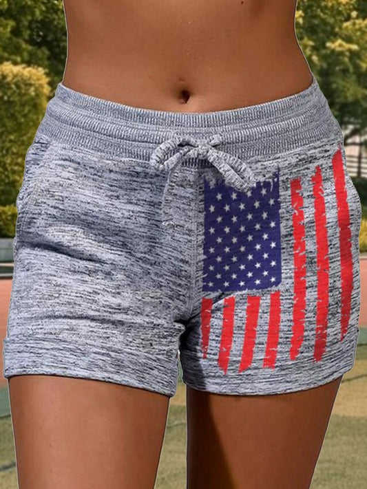 Women's Casual Flag Printed Sweatpants