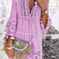 Bohemian Panel Lace Dress