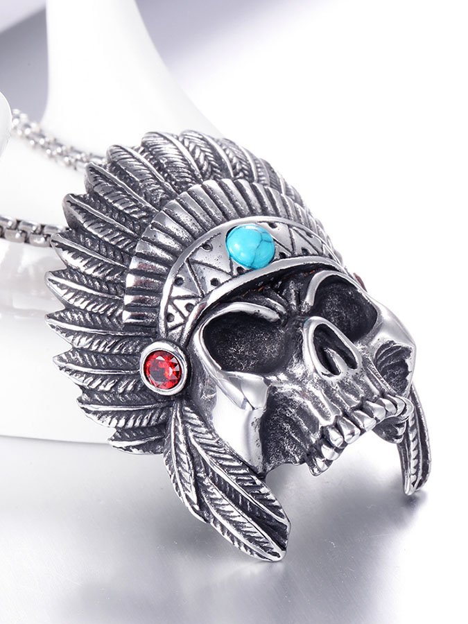Titanium Steel Pendant Men's Necklace