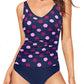 Ladies Polka Dot One Piece Swimsuit