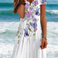 Floral Casual Short Sleeve A-line Dress