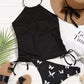 Dandelion Butterfly Print Sling Swimsuit Set
