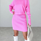 Turtleneck Skirt Set