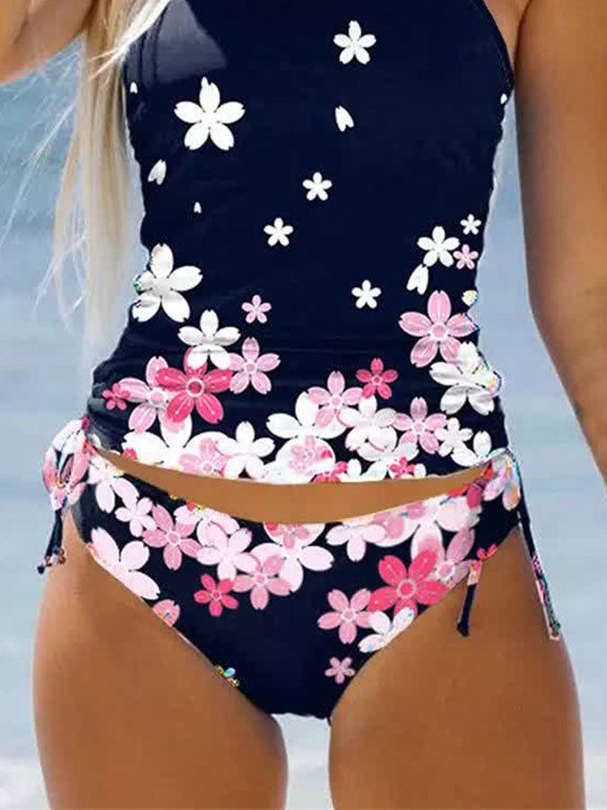 Floral Halterneck Swimsuit