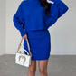 Turtleneck Skirt Set