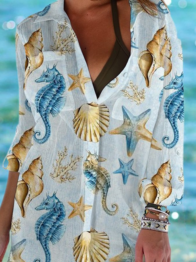 Vacation Print Shirt