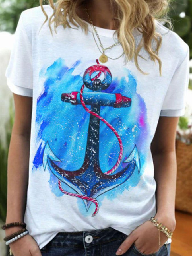 Casual Print T-Shirt