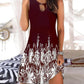 vintage Floral Sleeves Casual Dress