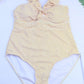 Ladies Striped One Piece Swimsuit