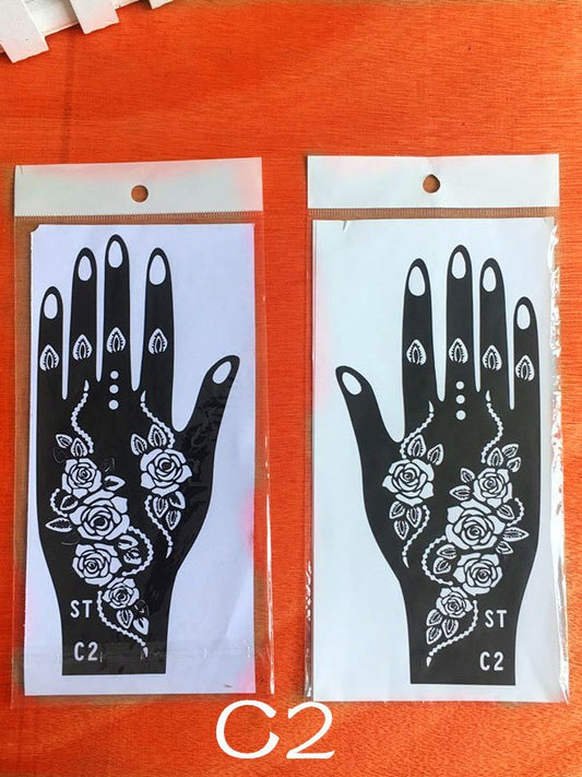 Template tattoo stickers