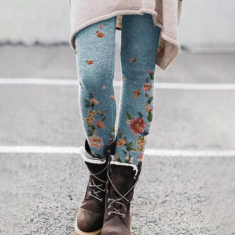 Ladies Printed Tights