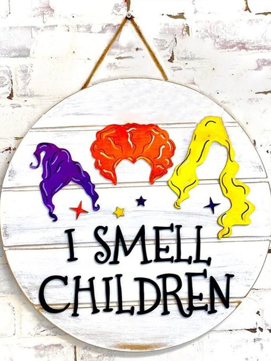 I Smell Children Halloween Hanging Wall Decoration