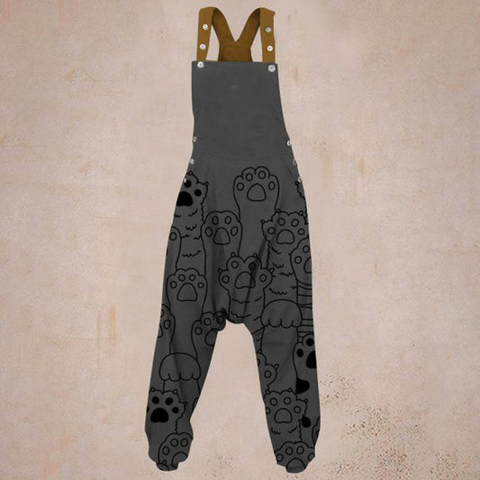 Ladies Casual Printed Harem Jumpsuit
