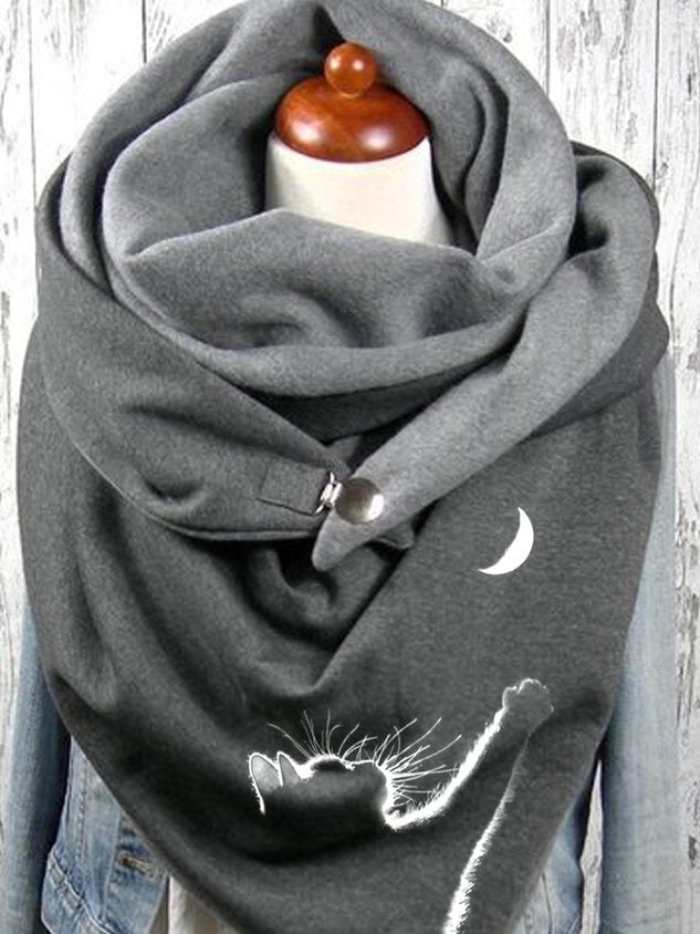 Katze Print Schals & Schals
