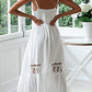 Women&#039;s Lace Stitching Sling Dress