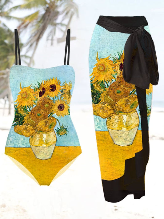 Canvas Art Print Swimsuit And Apron