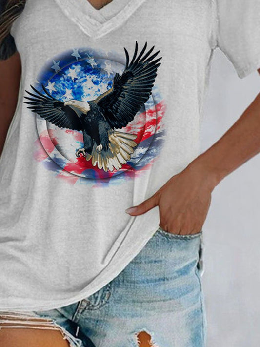 Vintage Print Short Sleeve T-Shirt