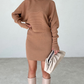 Turtleneck Skirt Set