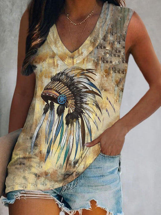 Casual Printed Vest