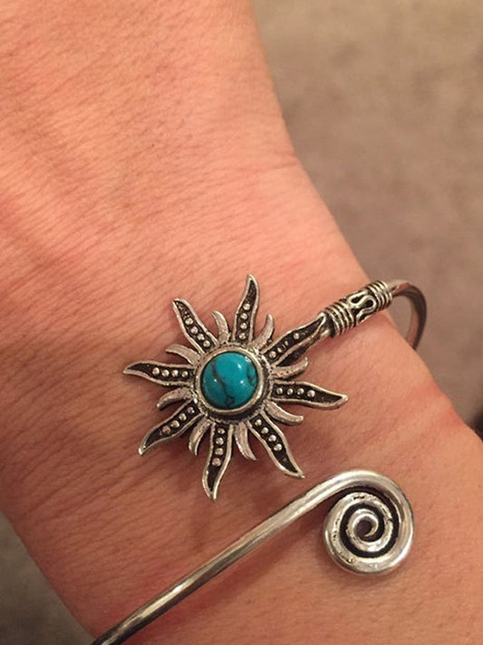 Sunflower Turquoise Bracelet