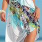 Turtle Print Beach Dress