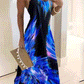 Flame Print Camisole Dress