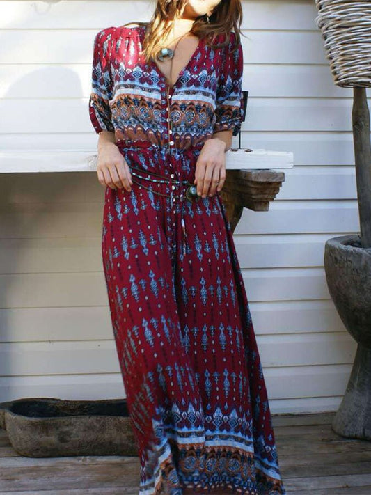 Retro Ethnic Dress