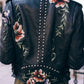 Floral Leather Jacket