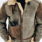 Genuine Leather Shearling Jacket