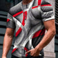 Vintage Print Casual Men's T-Shirt