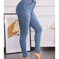 Elastic High Waist Jeans