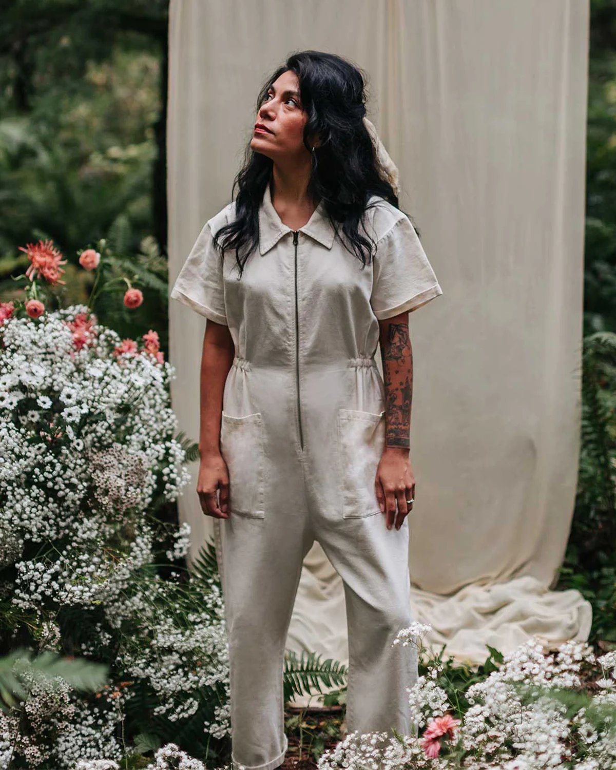 Cropped Utility Jumpsuit(Buy 3 Free Shipping)