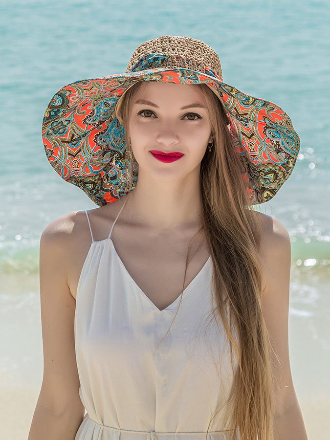 Bohemian Beach Sunshade Hat