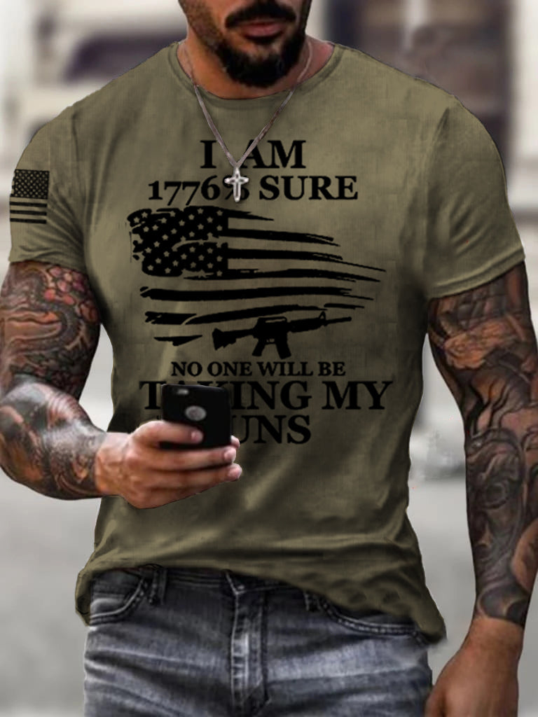 I am 1776 sure no one will be taking my guns T-shirt