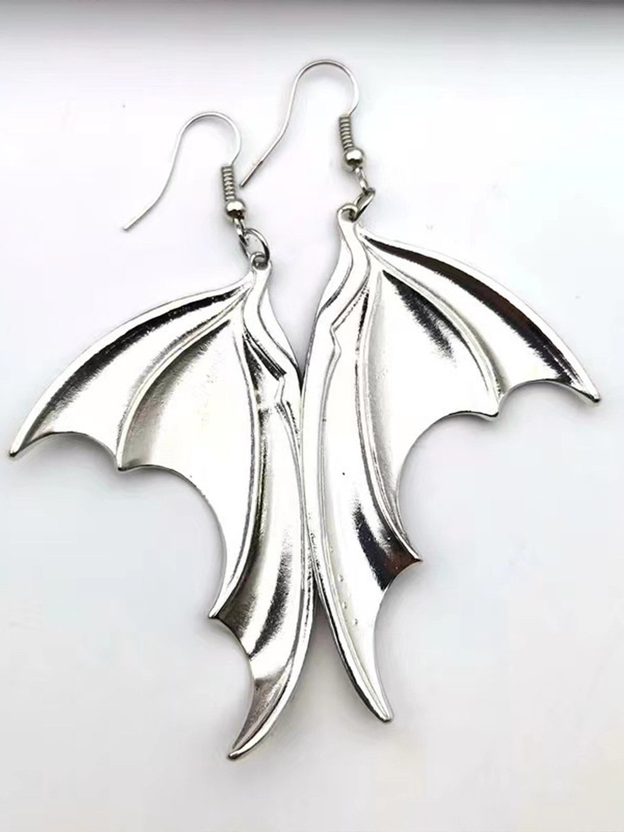 Halloween Vintage Dark Vampire Bat Wings Earrings