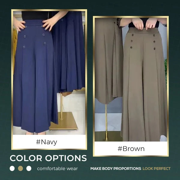 Stylish Pleated Wide-leg Pants-Buy 2 Save 10%