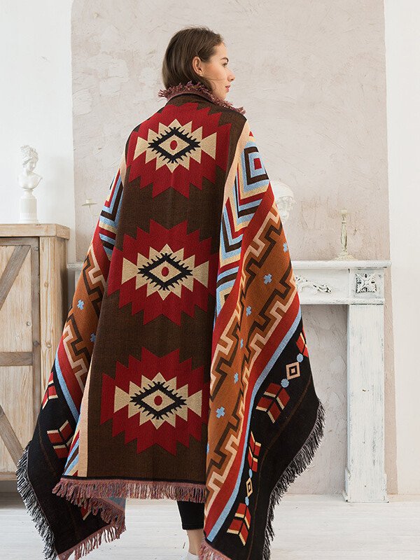 Western Aztec Print Blanket