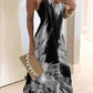 Flame Print Camisole Dress