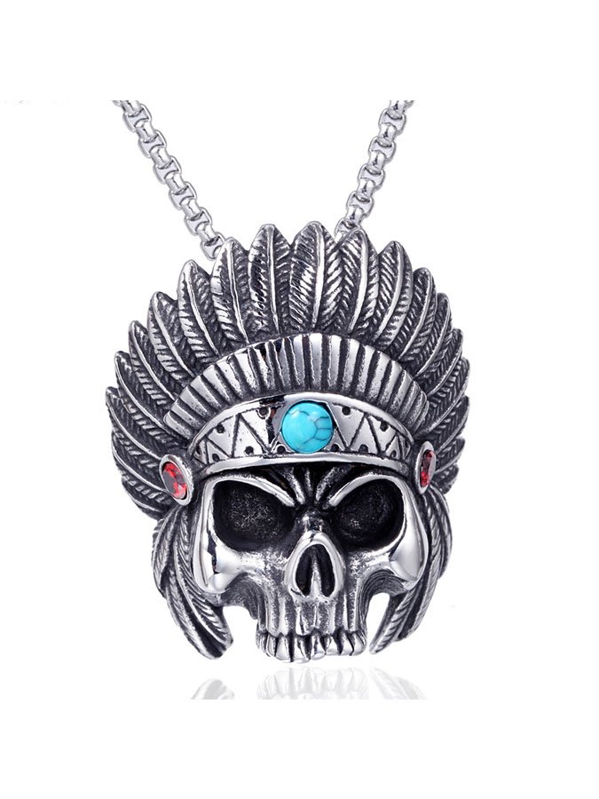 Titanium Steel Pendant Men's Necklace