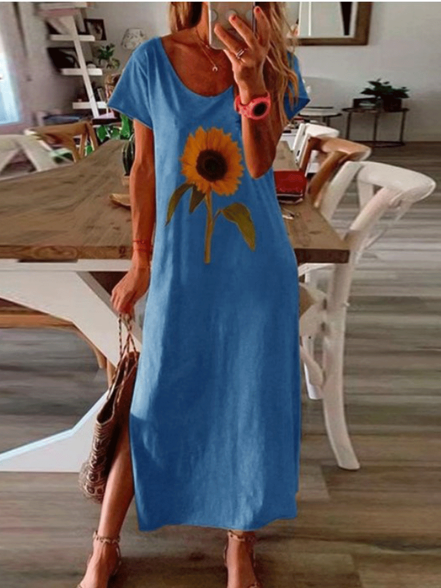 Sunflower Maxi Dress